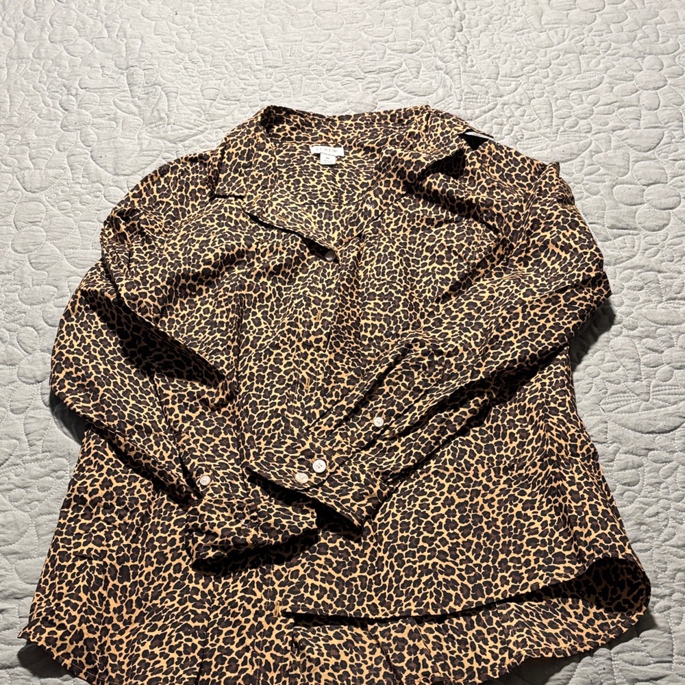 J. Crew Animal Print Blazer